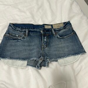 ALL SAINTS Lowe Low Rise Hot Pant Jean Shorts Size 26
